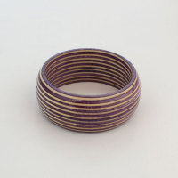 ラピスバングル 3cm(パープル)